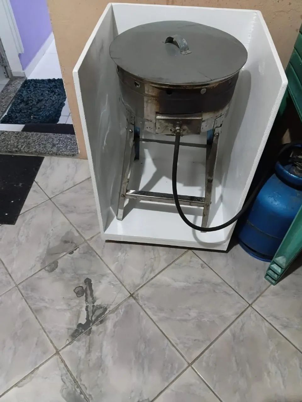 Fretadeira de pastel com suporte maneira - Foto 3