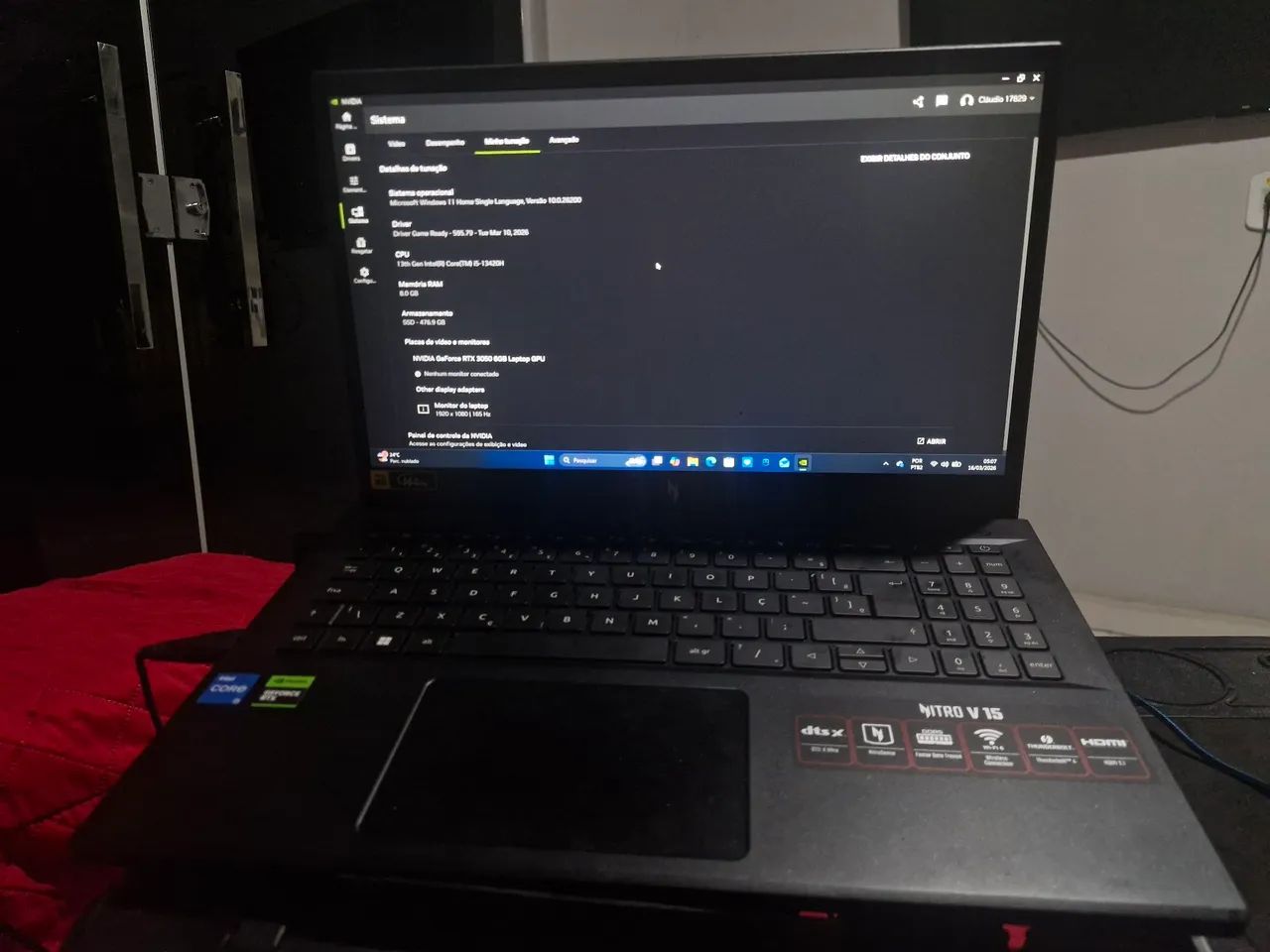 notebook acer nitro v15  - Foto 2