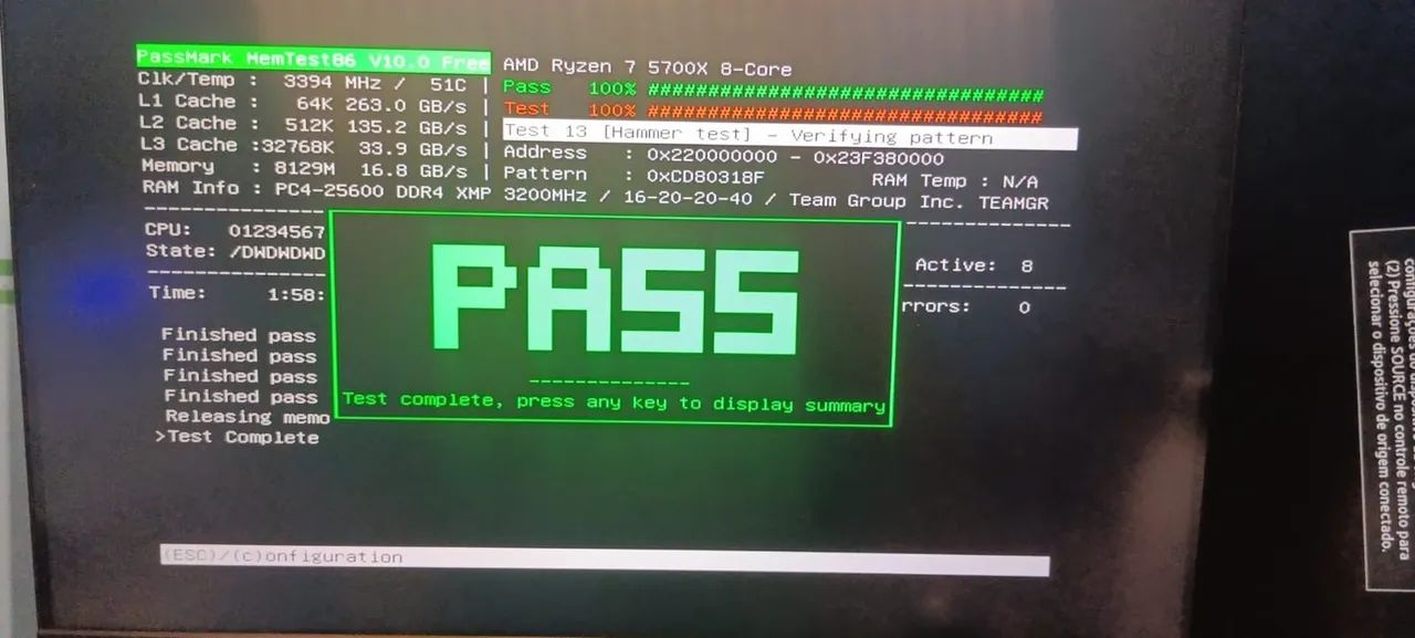 Memória RAM 8GB 3200MHz DDR4 - Foto 3