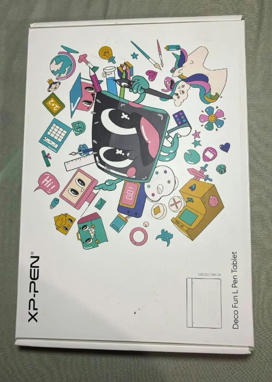 XPPen Deco Fun L Mesa Digitalizadora 10x6 Polegadas Tablet Digital