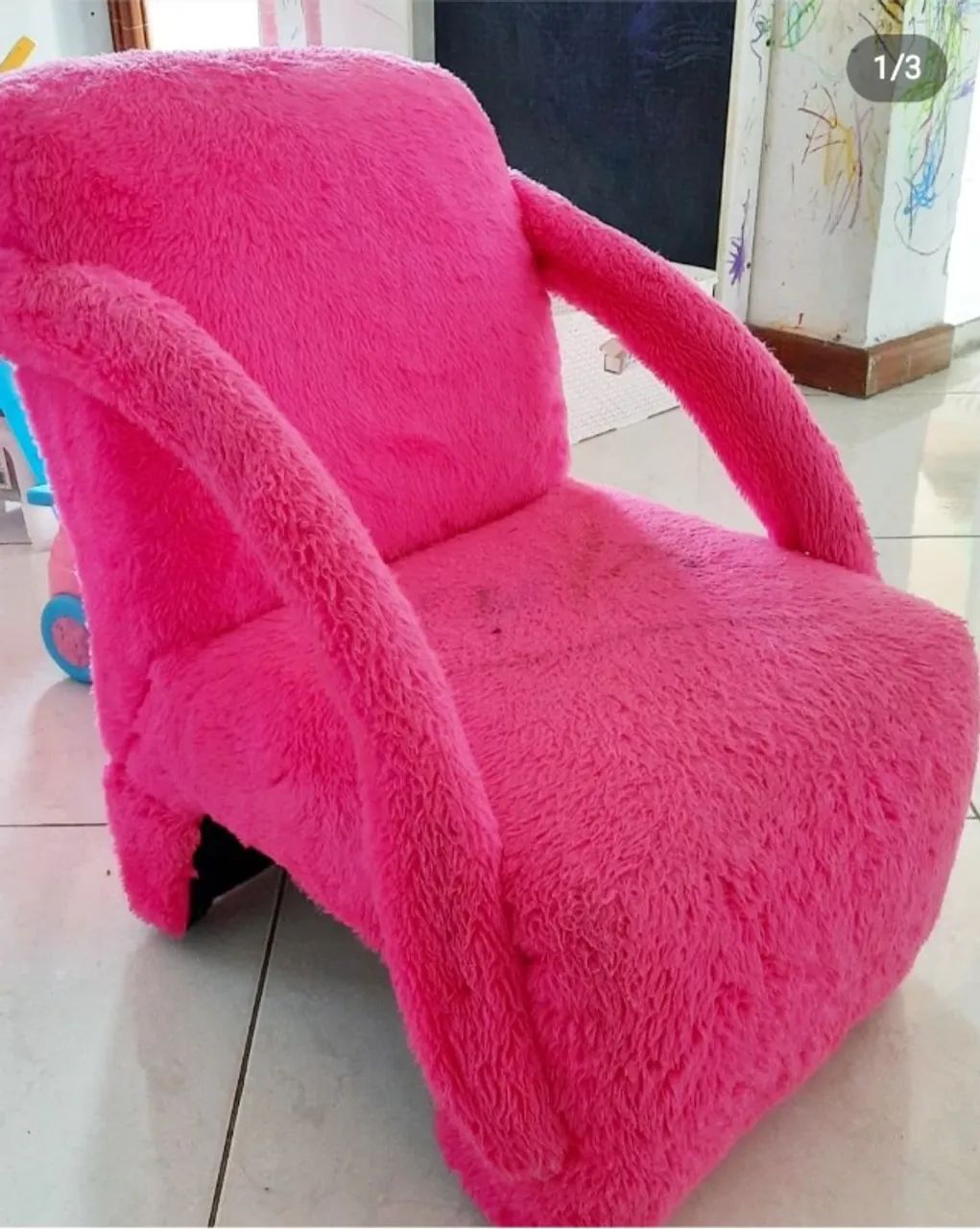 cadeirinha Rosa de MADERA
