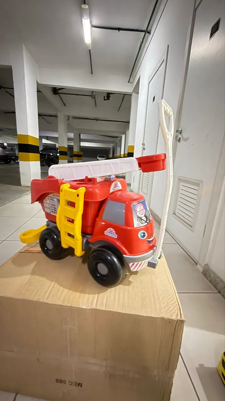 Carro de bombeiro infantil - Foto 3