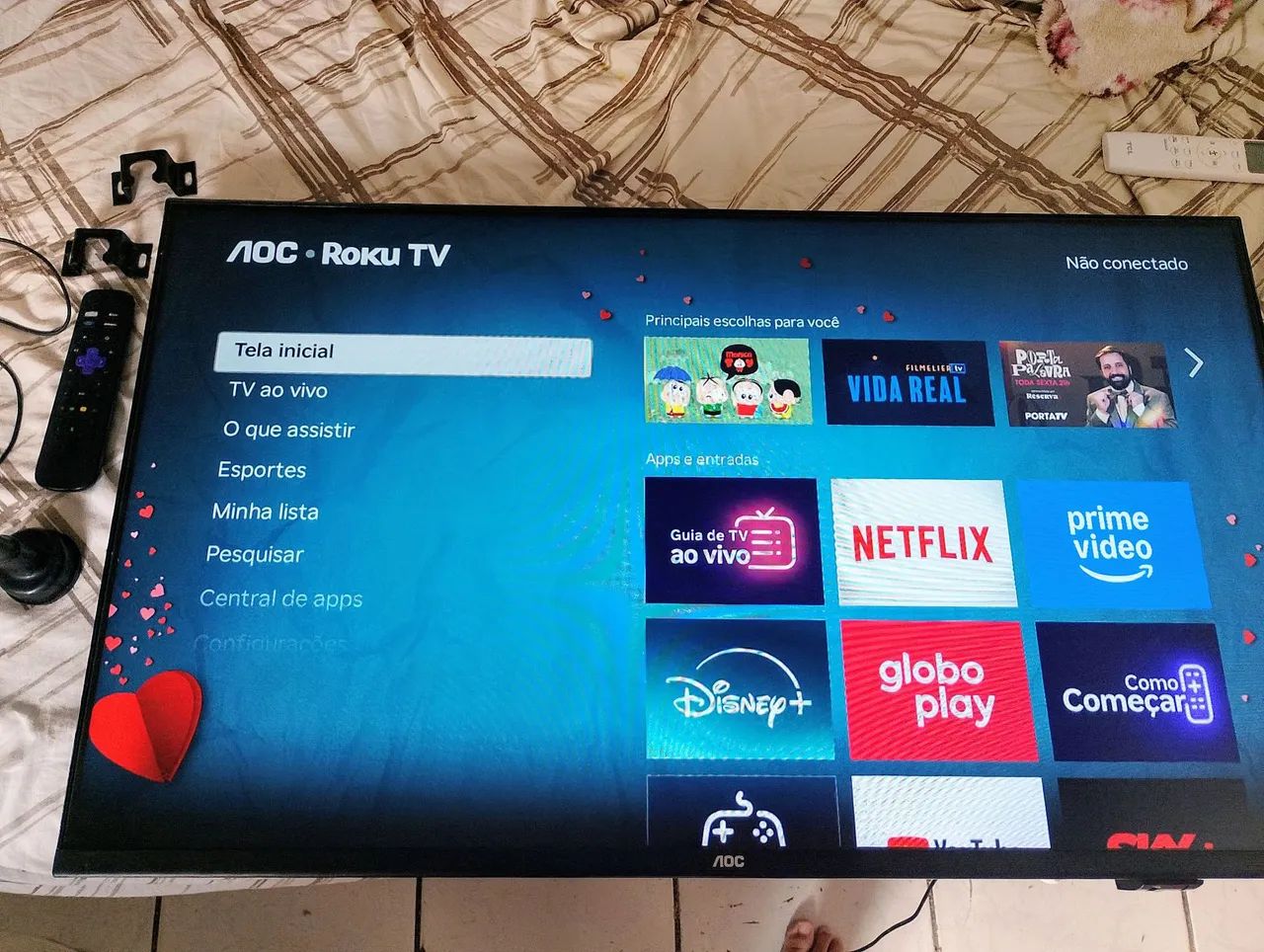 TV 43 led AOC roku