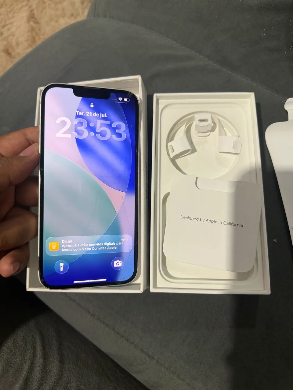 Vendo IPhone 13 128GB - Funcionando perfeitamente - Foto 5