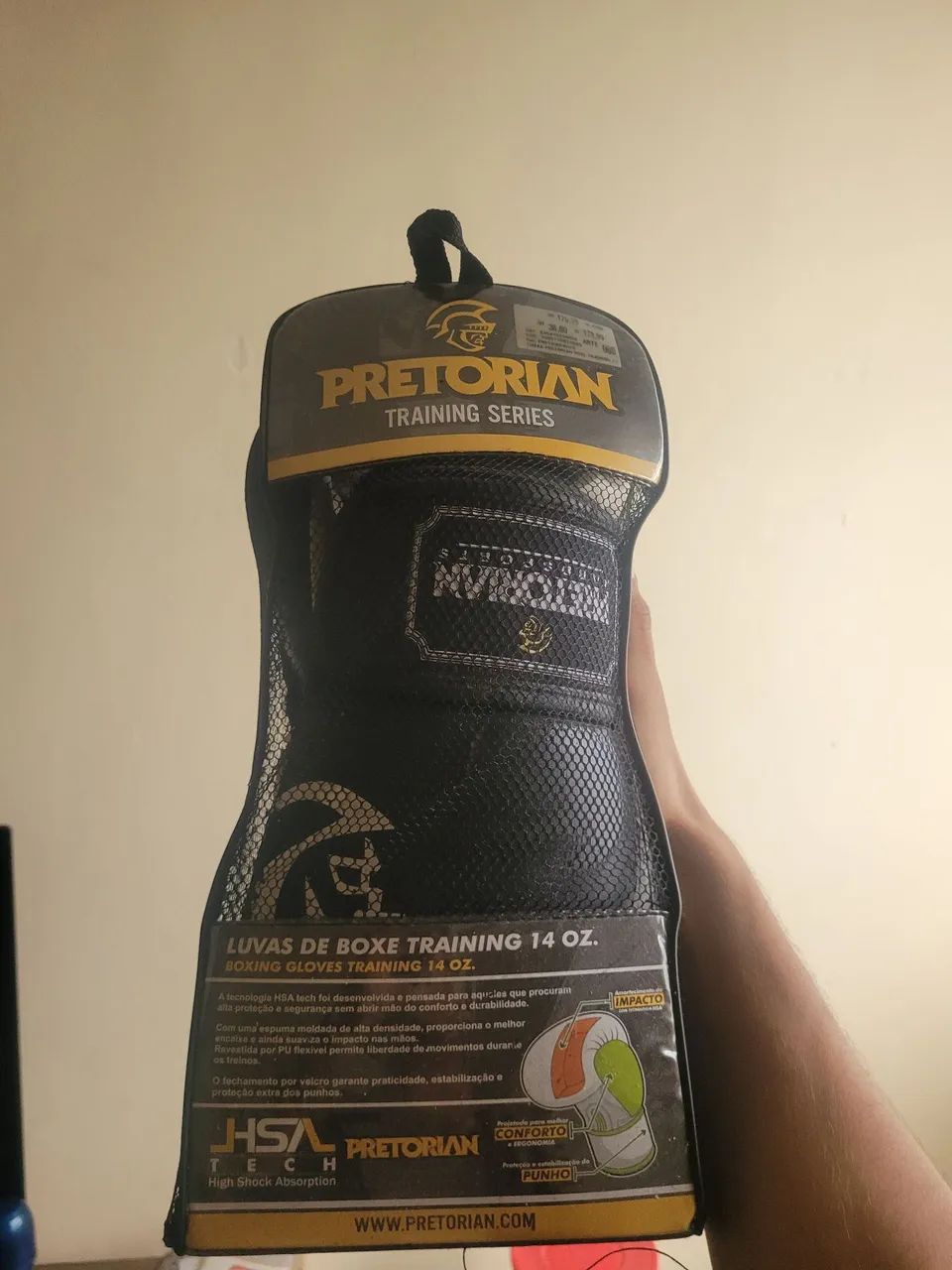 LUVA DE BOX PRETORIAN 