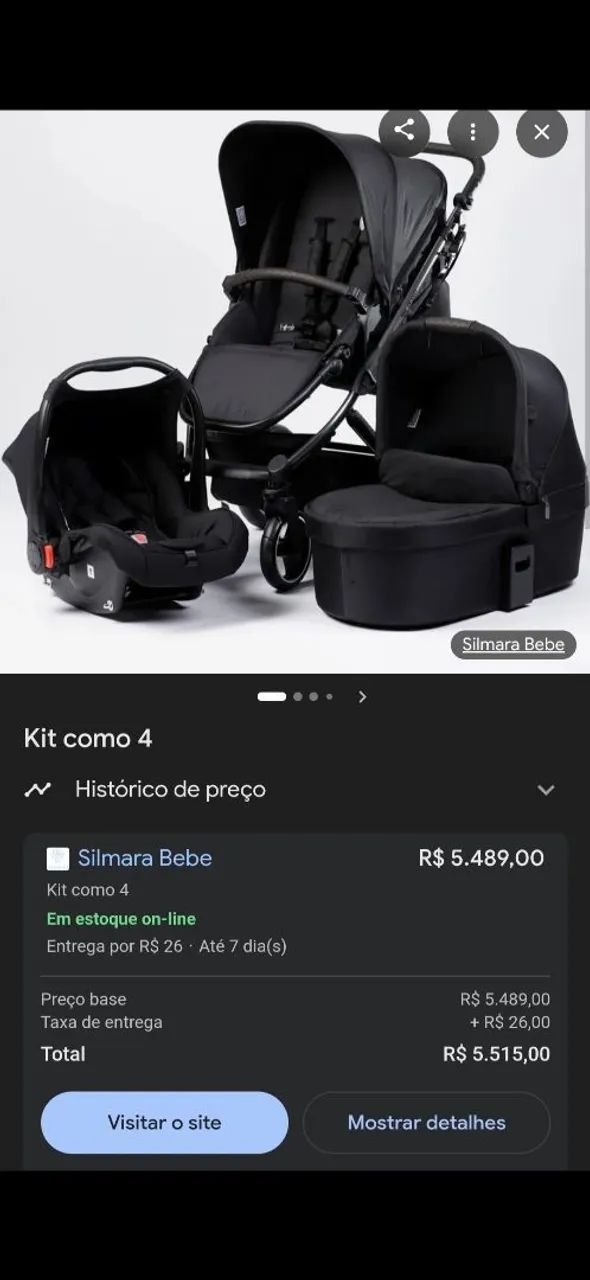 Carrinho de bebê  - Foto 2