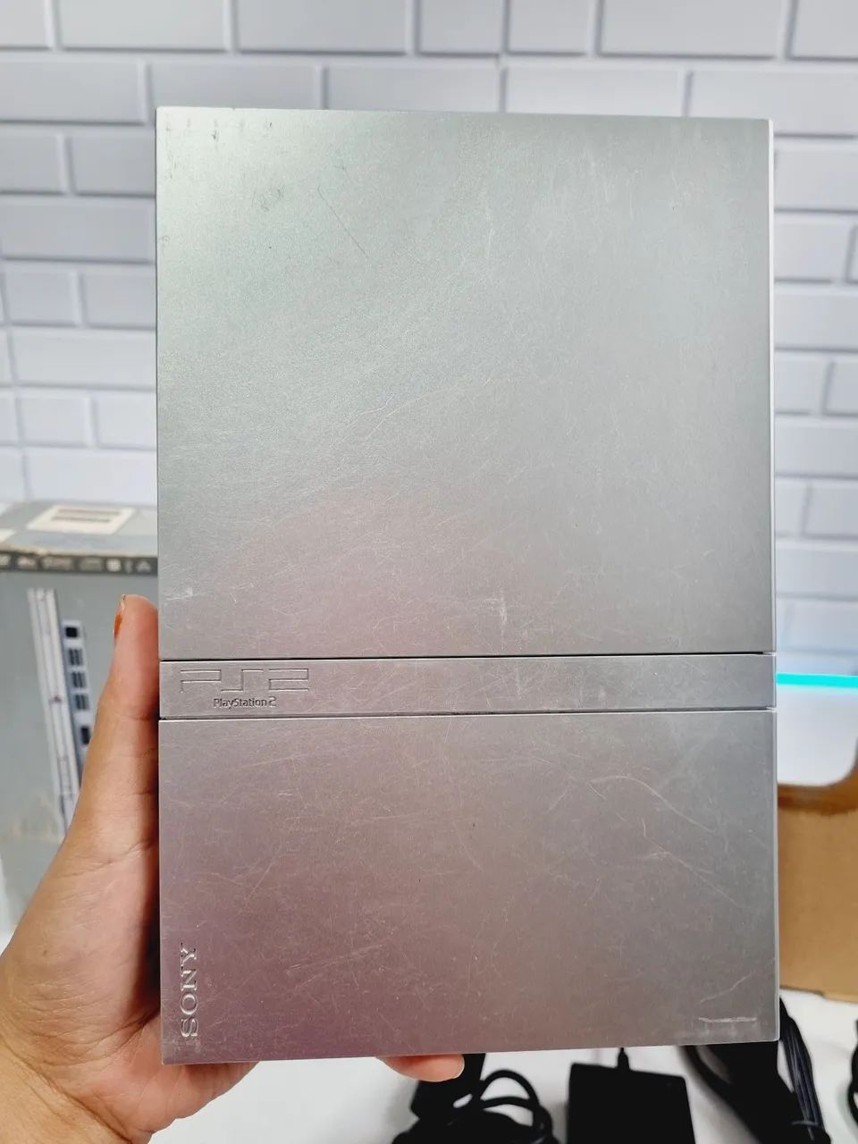 J105- PS2 SLIM PRATA - Foto 2