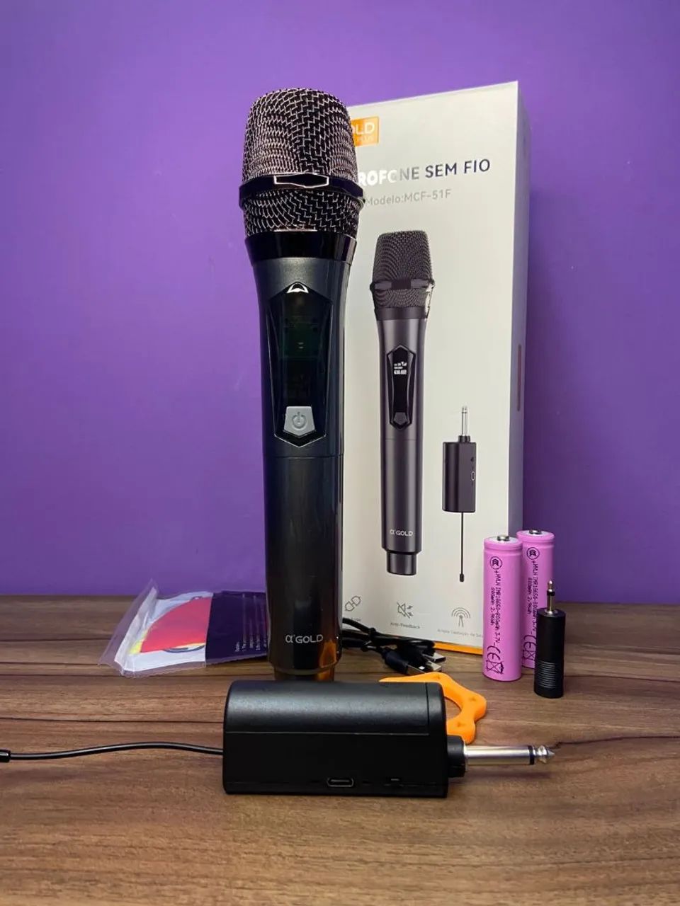 Microfone sem Fio SL - MCF-51F A?Gold Plus - Foto 3