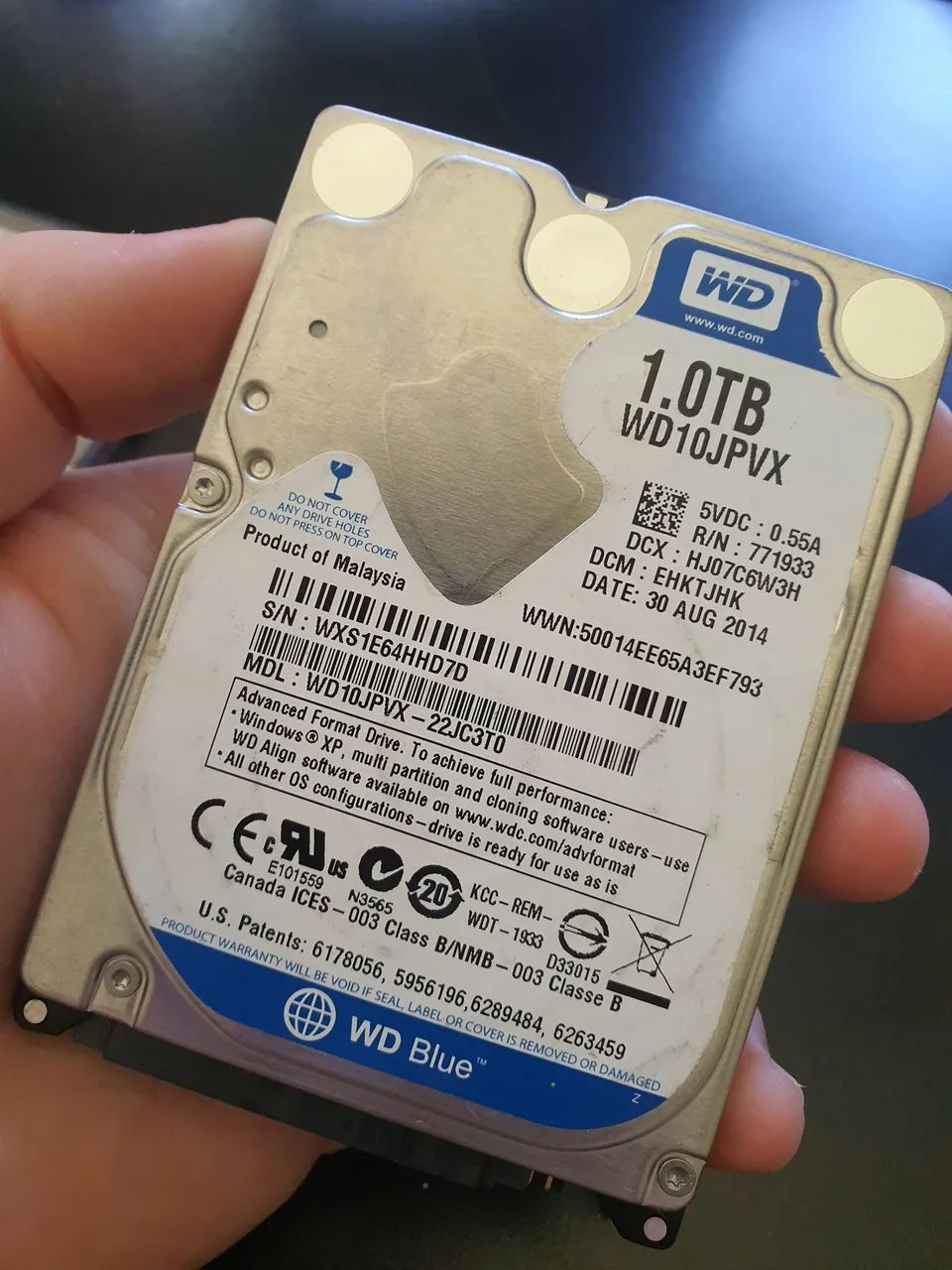 HDD WD BLUE 1TB