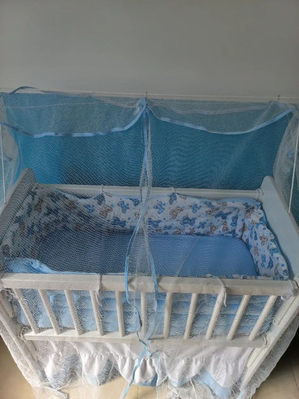 Mini berço completo para bebê - Foto 2