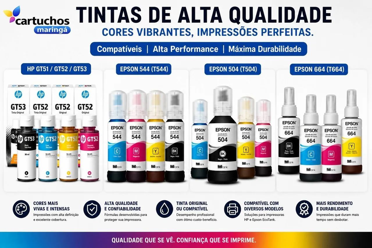 Tintas epson 544