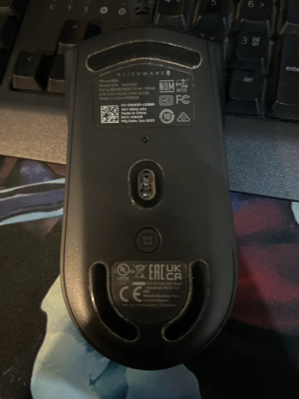 Mouse Gamer Alienware AW320M Original - Ótimo Estado - Foto 2