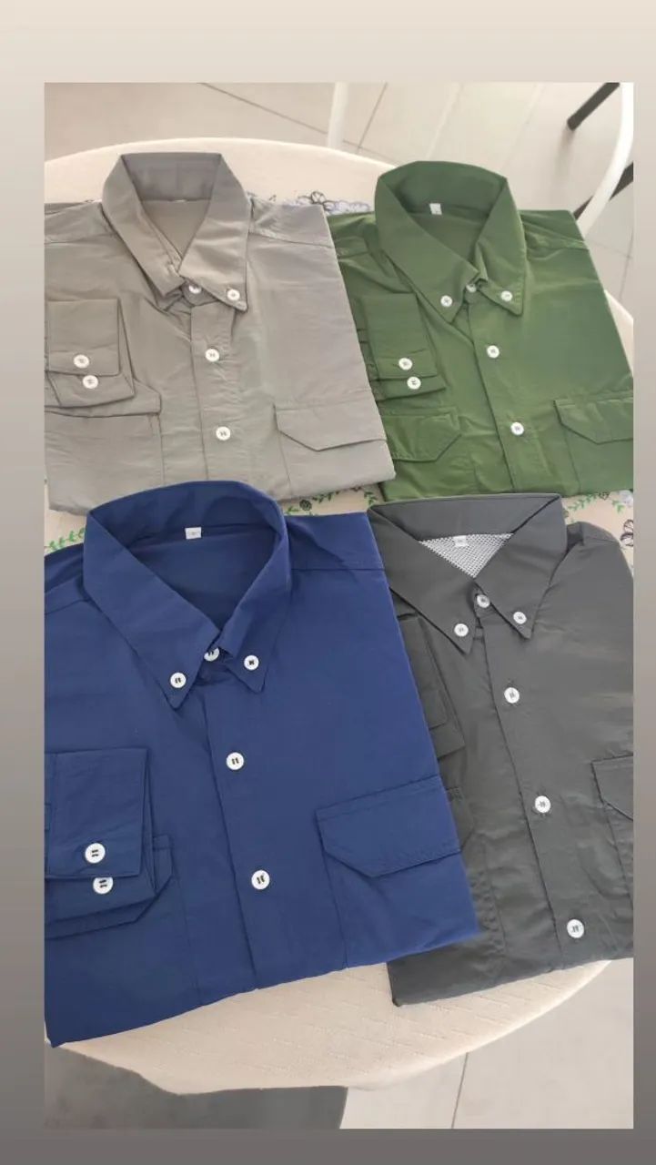 Camisa de botão 