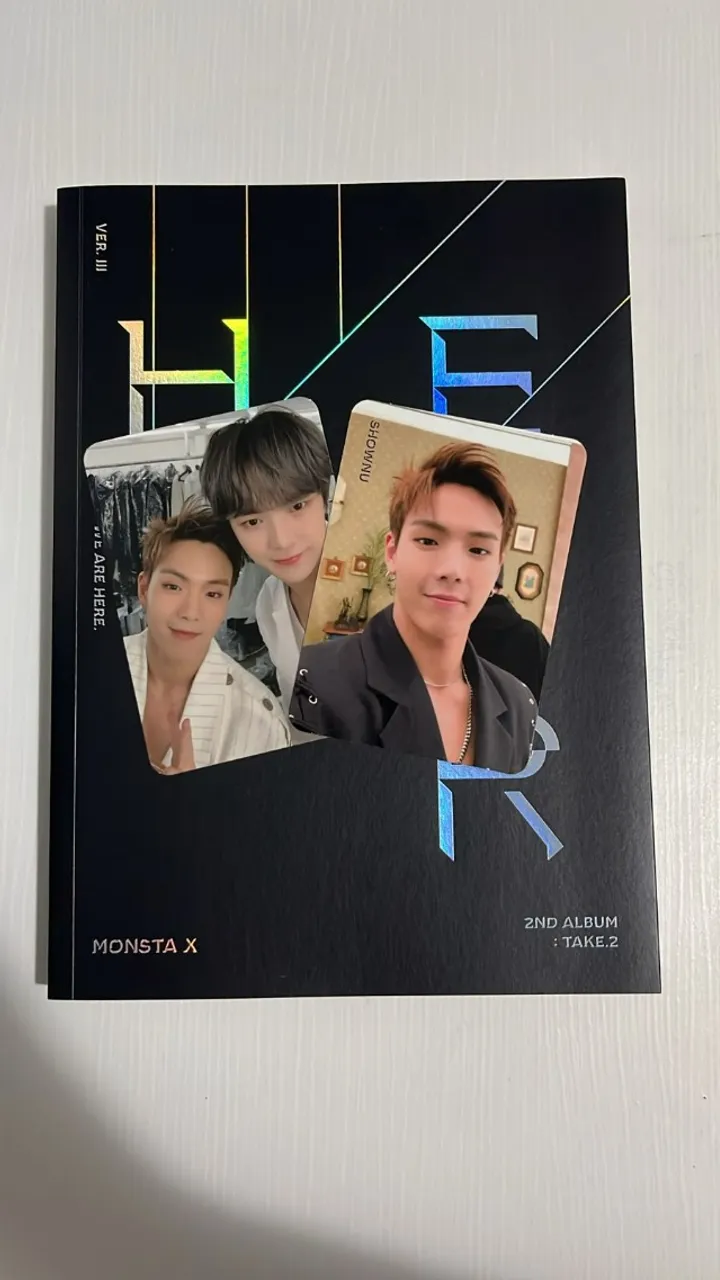 monsta x the code de:code version + Photocard Oficial Kihyun