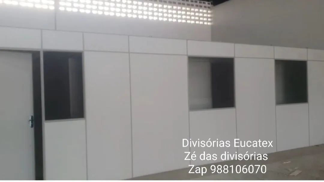 Divisórias Eucatex fabricamos e montarmos 