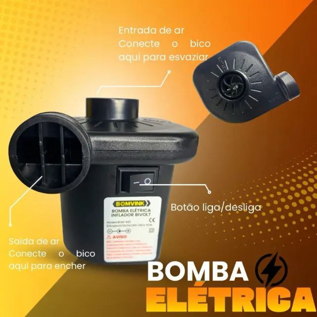 Bomba de Ar Elétrica para Colchões - Foto 3