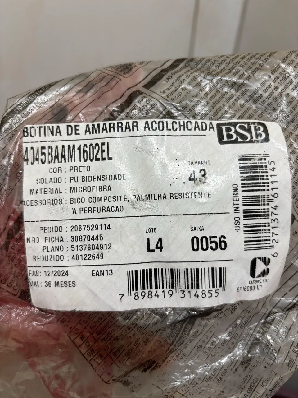 Botina Bota acolchoada - BSB - Foto 5