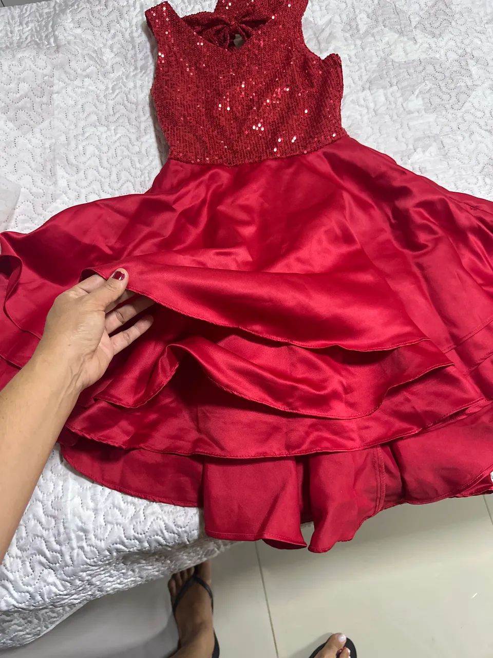 Lindo vestido para festa de 10 a 11 anos - Foto 3