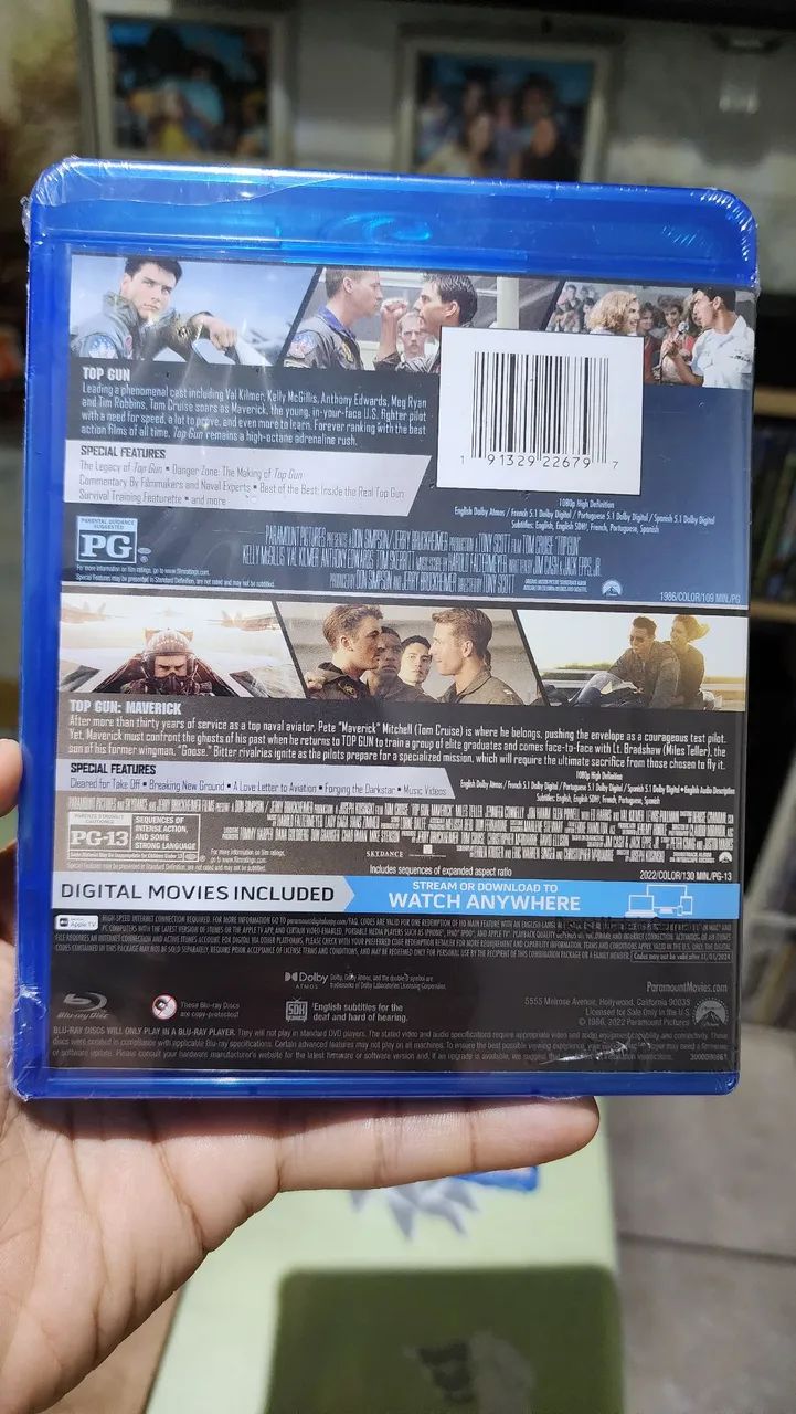 Blu-ray Top Gun 2 Filmes Coleção Lacrado - Foto 2