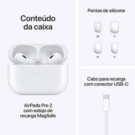 Apple AirPods Pro 2 com estojo MagSafe e capa Spigen - Foto 4