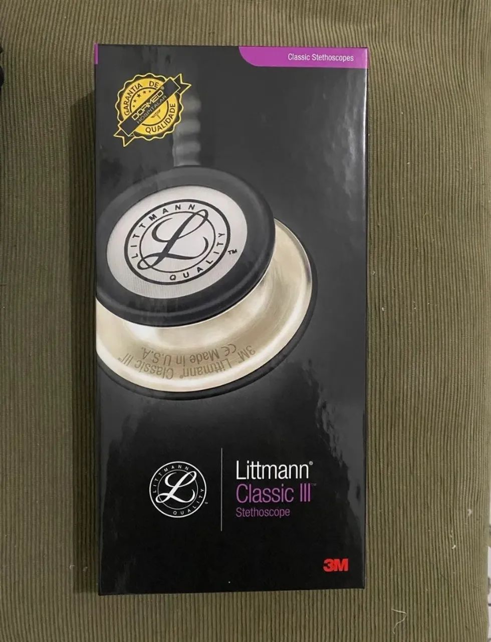 Estetoscópio Azul Celeste Littmann Classic III 5630 3M - Foto 2