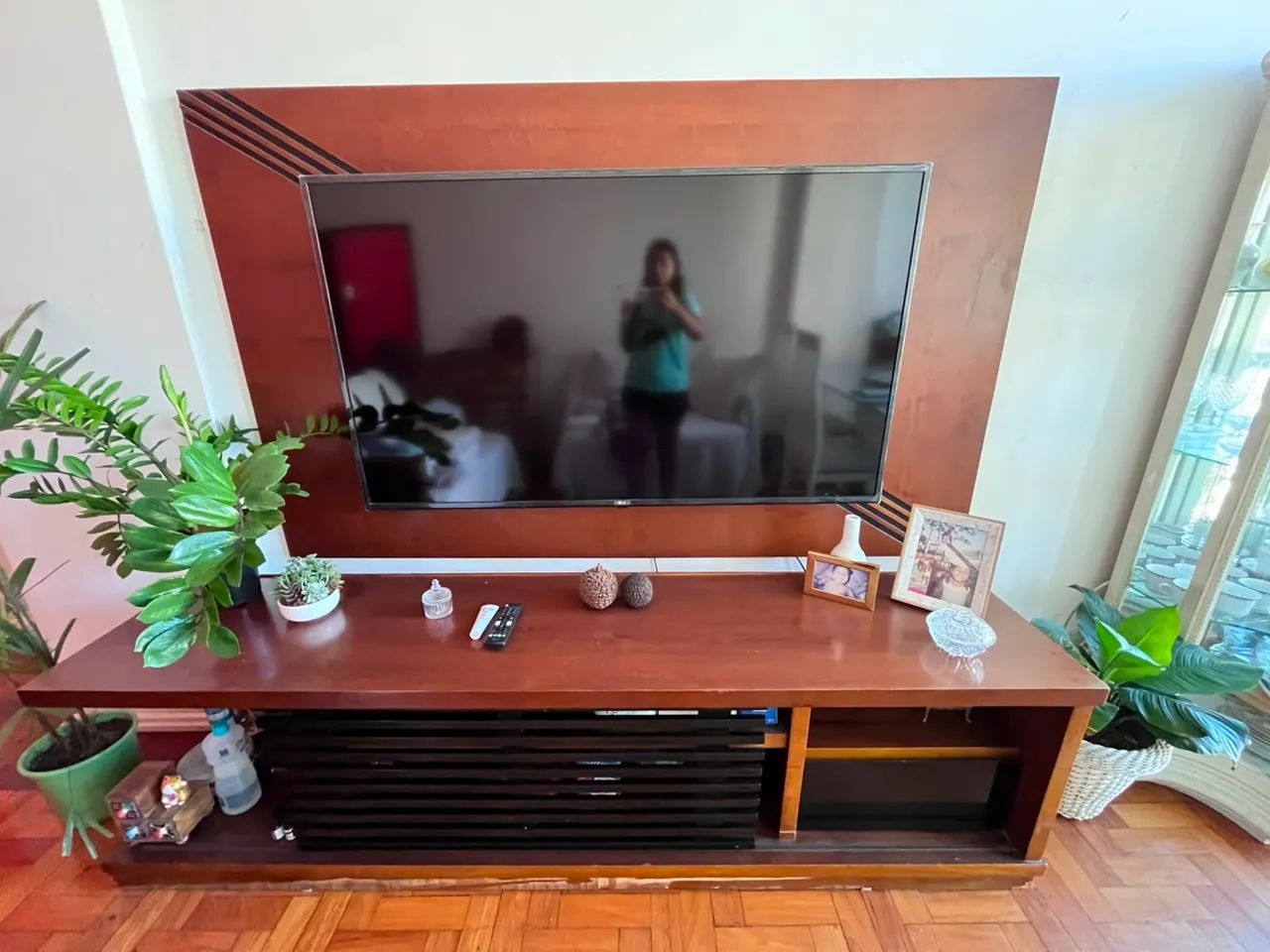 Rack de Madeira com painel  - Foto 2