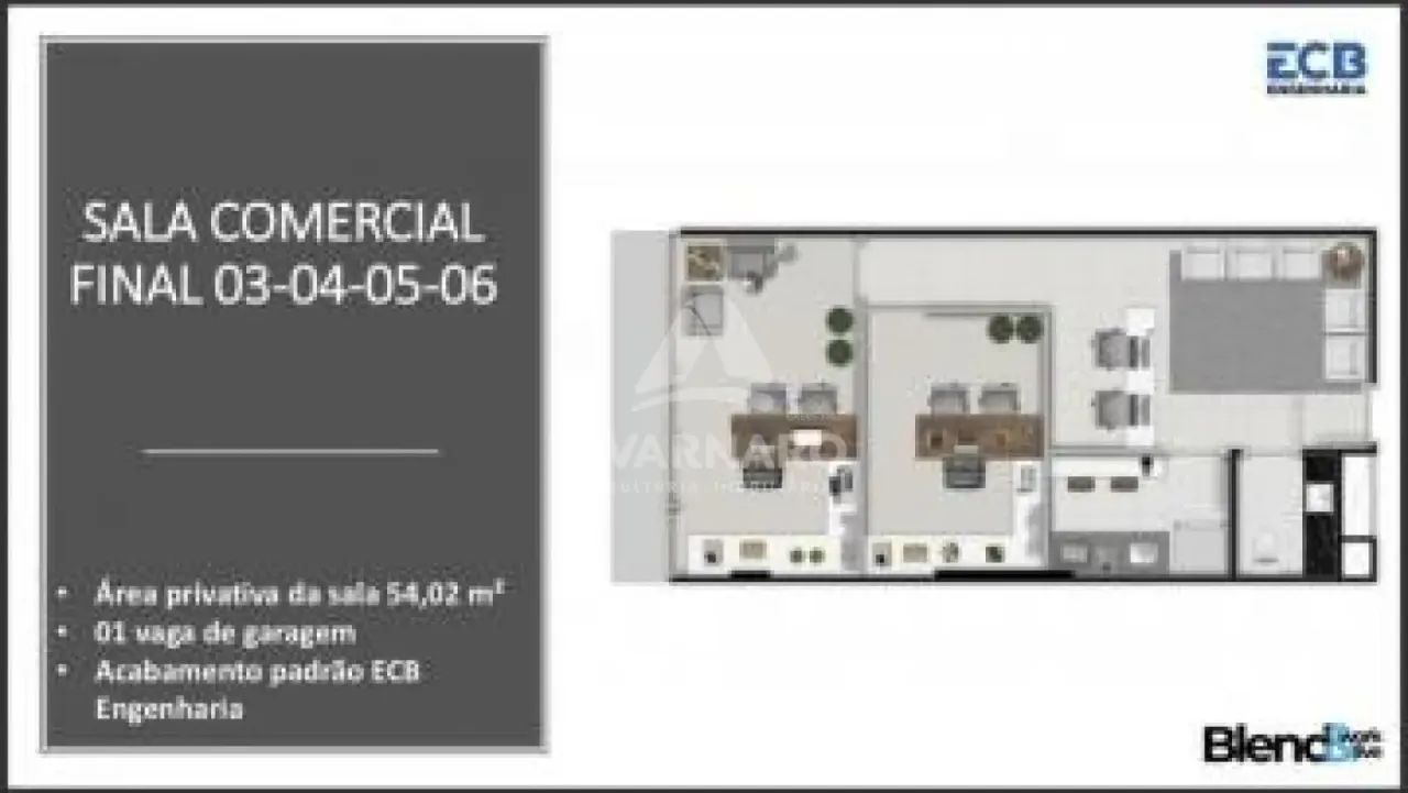 Comercial Sala Condomínio em Ponta Grossa - Foto 2