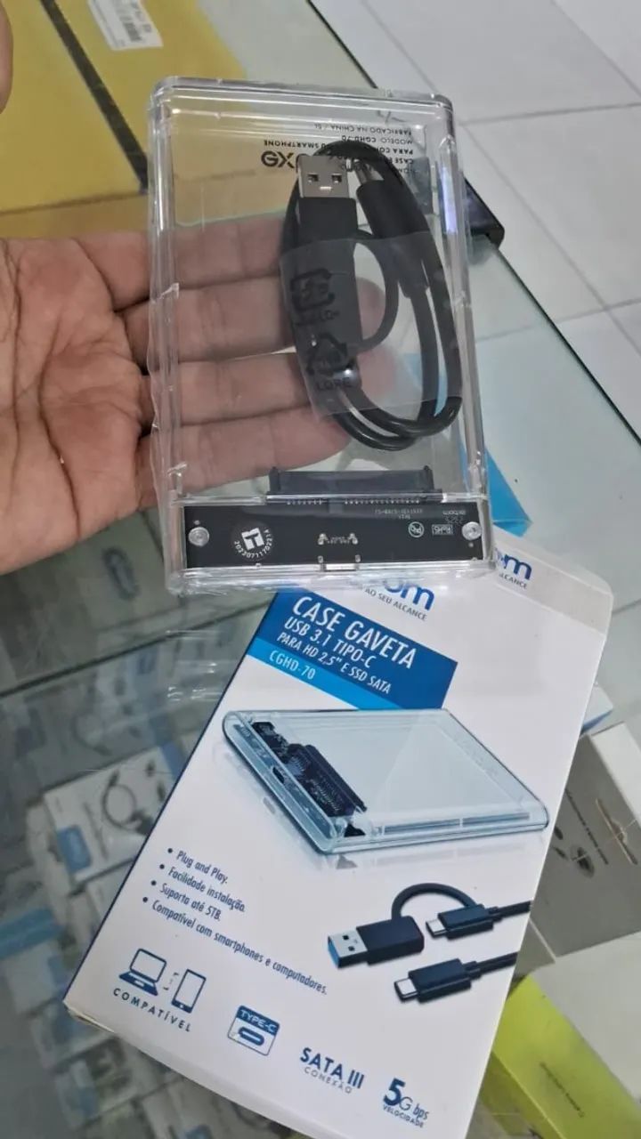 Cases Externa Para Hd/ SSD De Notebook Sata 2.5 Usb 3.0