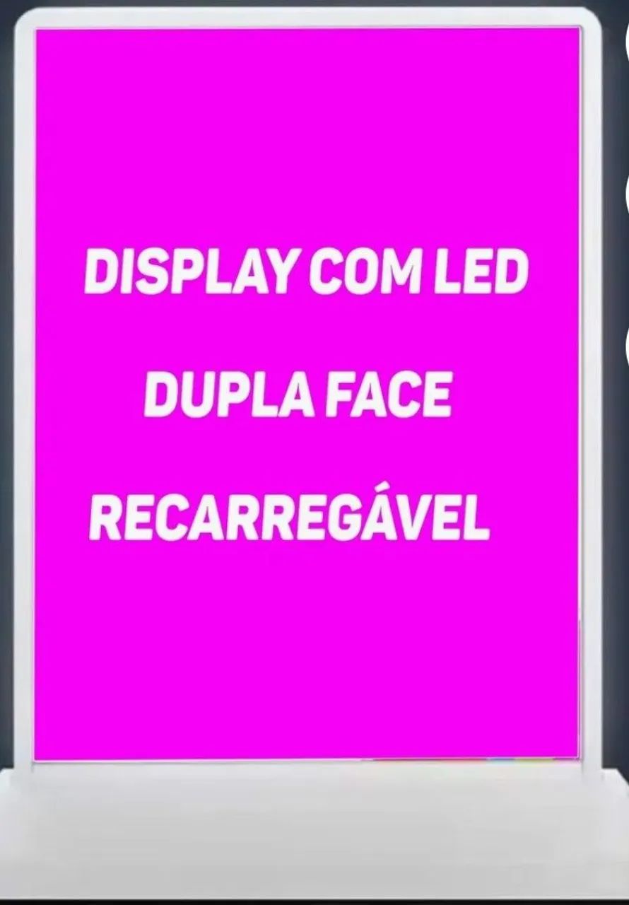 Display Luminoso com bateria recarregável para vitrine  - Foto 5