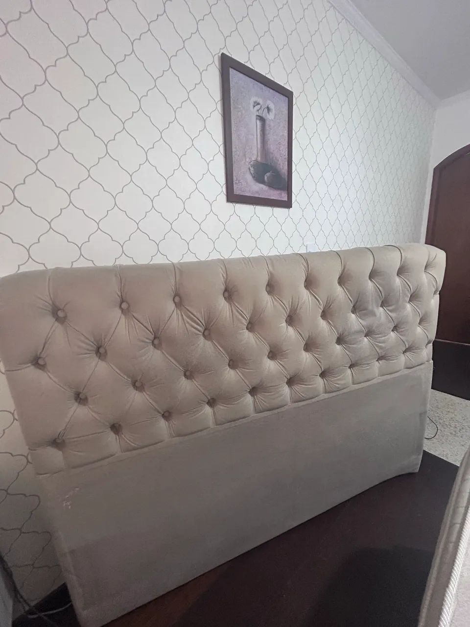 Cabeceira Cama Queen Size Box Casal Estofada 1,6 M - Foto 3