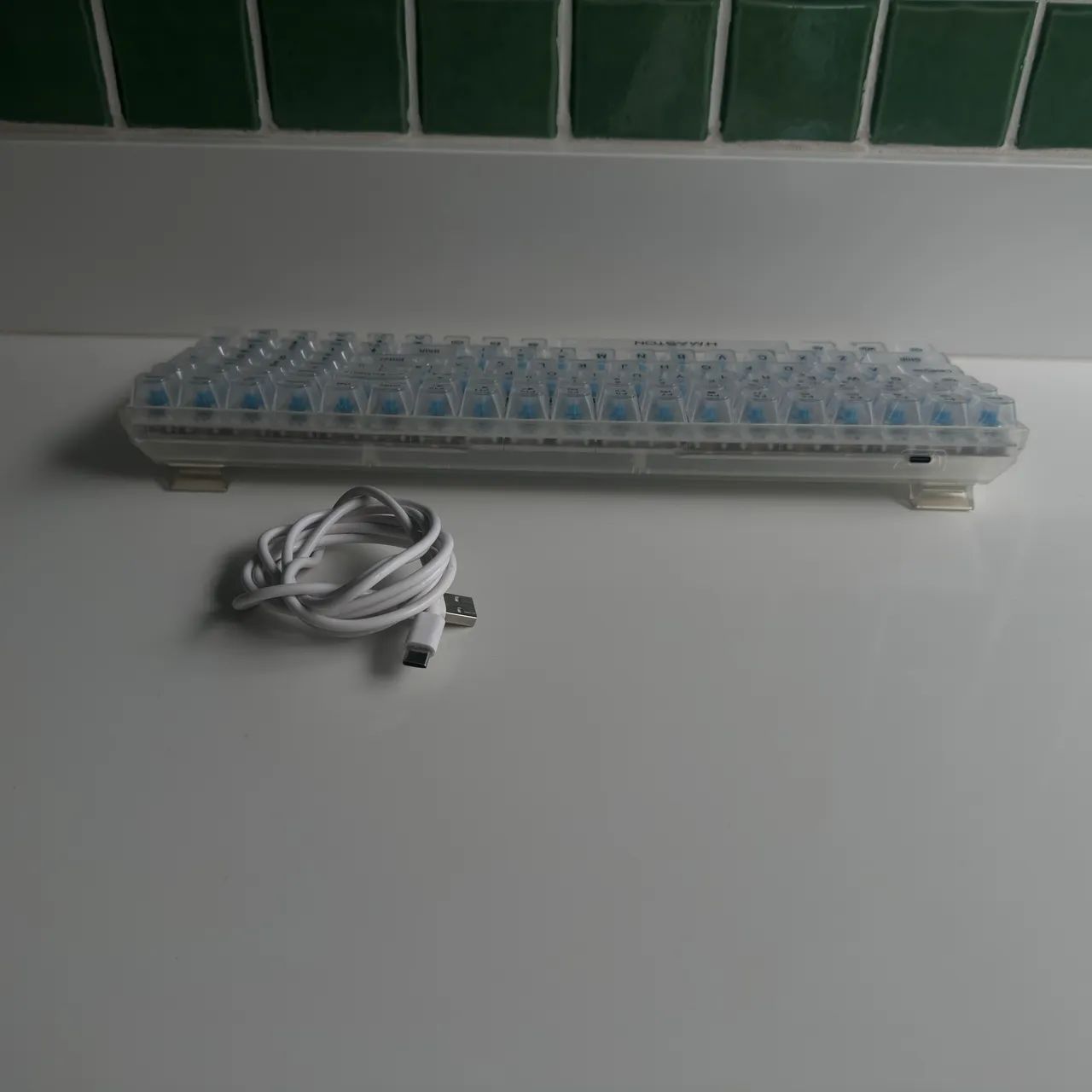 Teclado Mecânico Hmaston TK06 Transparente com Led  - Foto 2