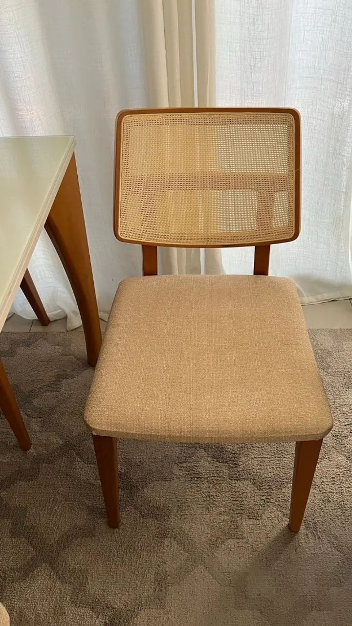 Conjunto de mesa e 6 cadeiras comprados na Jacaúna Móveis - Foto 2