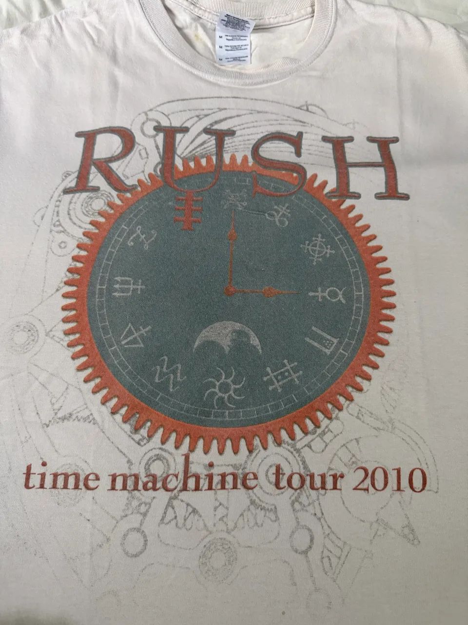 Camiseta da turnê Rush - Time Machine Tour 2010 - usada original importada  - Foto 3
