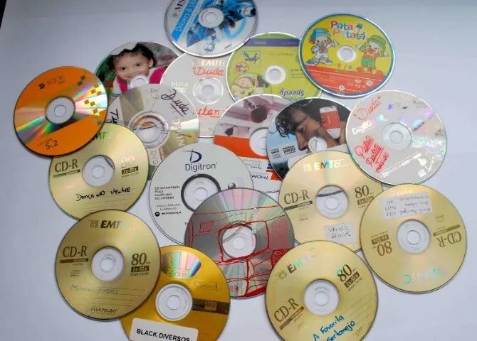 CD / DVD para artesanato - 150 mídias  - Foto 2