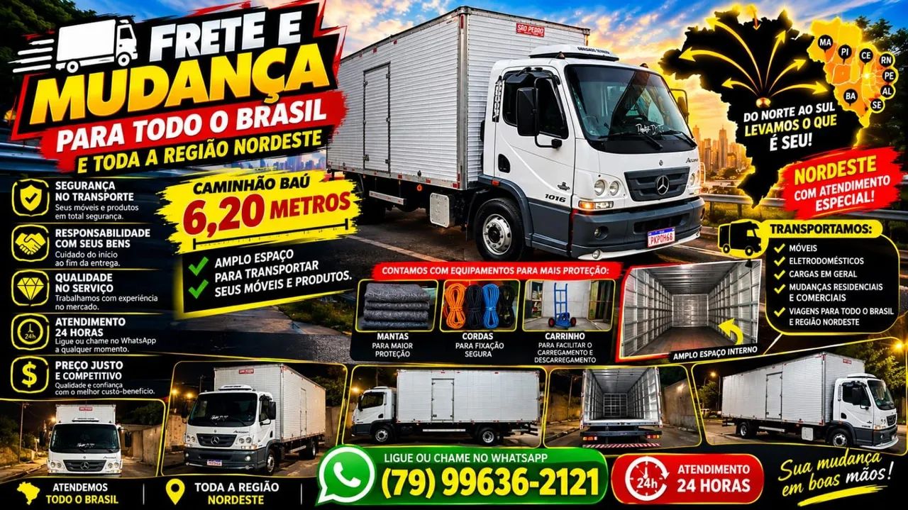  fretes e Mudança carreta - Foto 3
