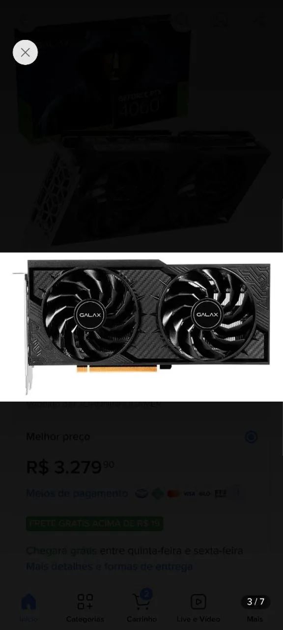 Placa De Vídeo Galaxy 4060 - Foto 3
