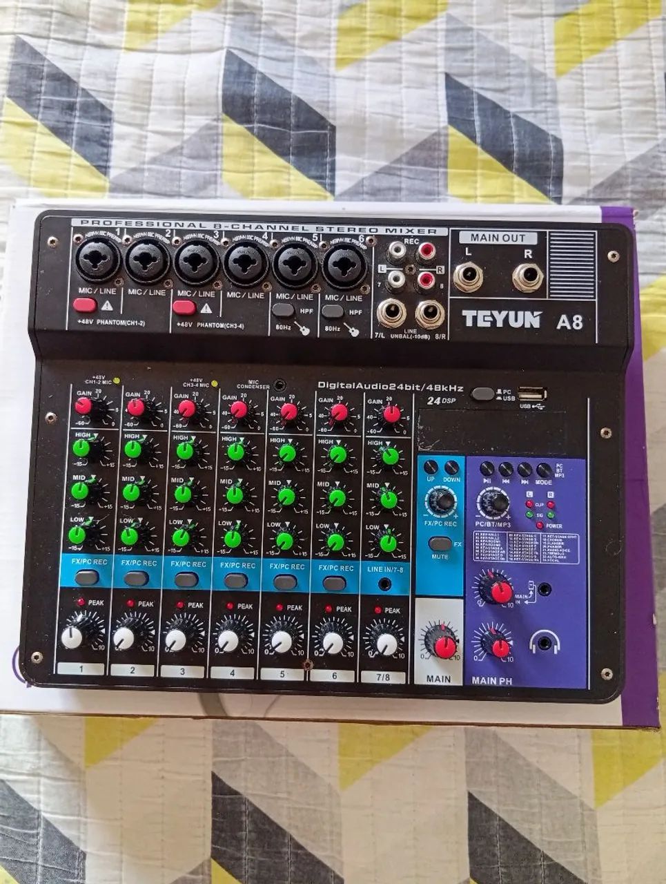 Vendo mesa de som Teyun - Foto 3