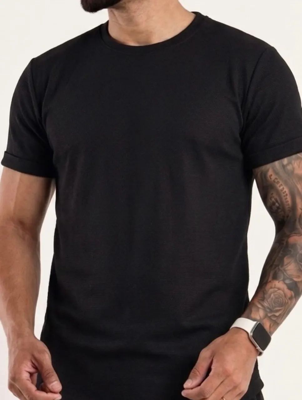 camisa texturizada masculina - Foto 4