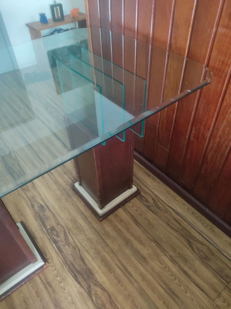 Mesa com tampo de vidro  - Foto 2