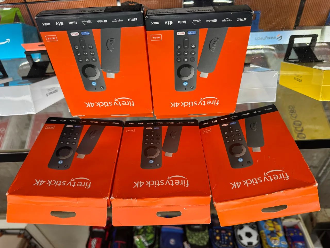 Fire Tv Stick 4k Wi-Fi 6 Amazon garantia 01 ano loja física  - Foto 3