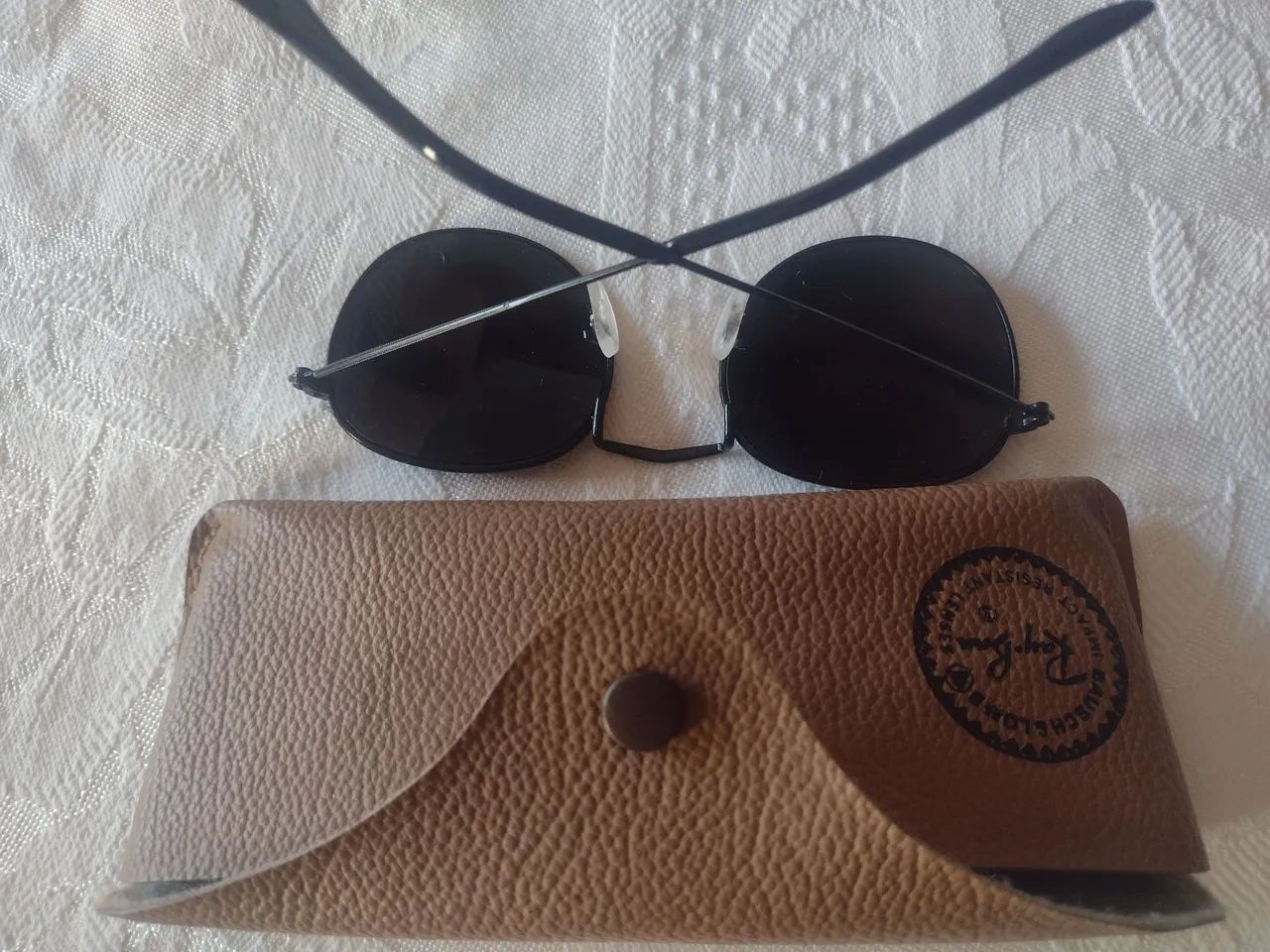 Óculos unissex Rayban original com lentes acrílicas muito leve e confortável  - Foto 4