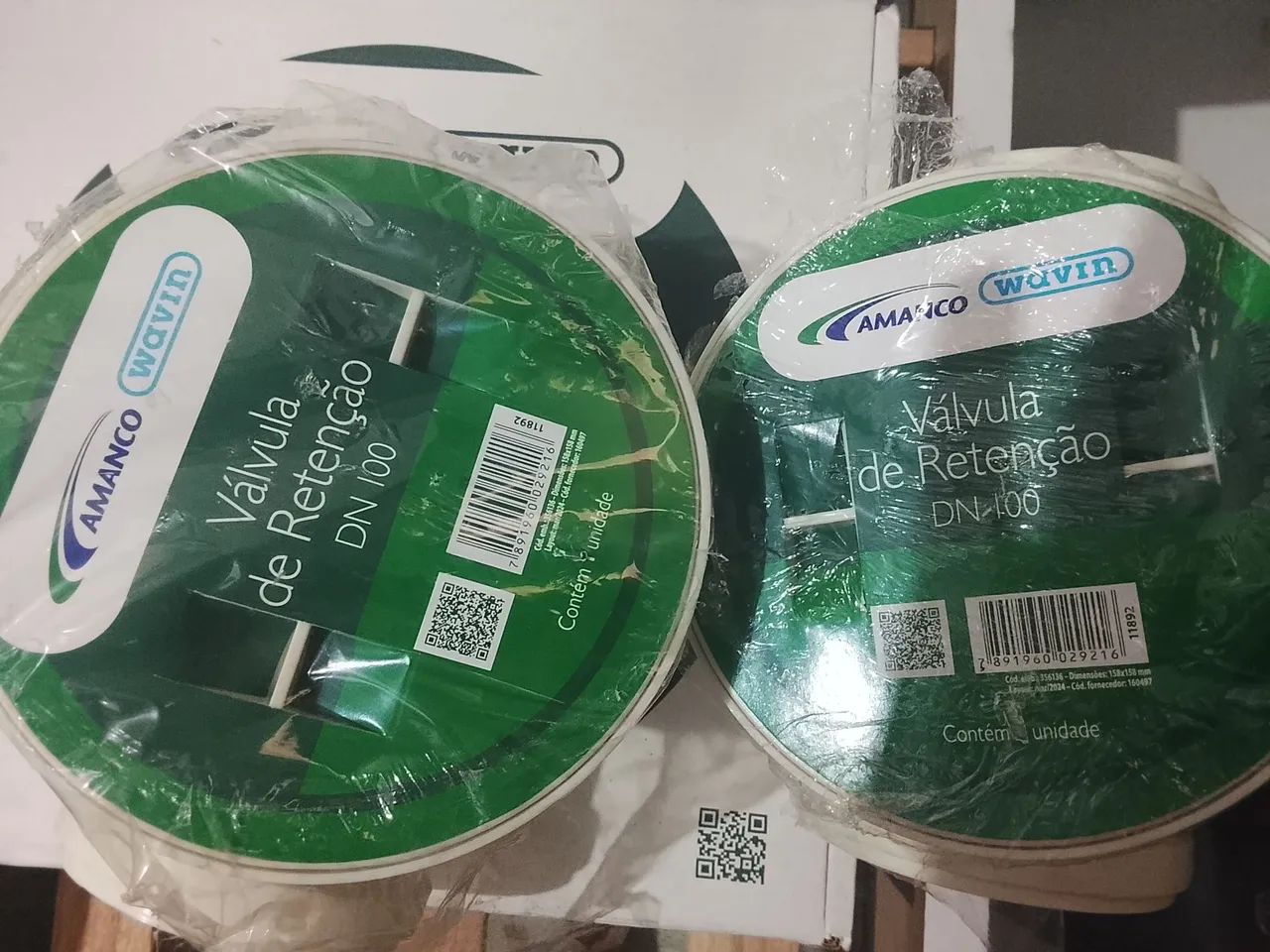 Válvula de Retenção DN 100 Amanco Wavin - Nova<br> 
