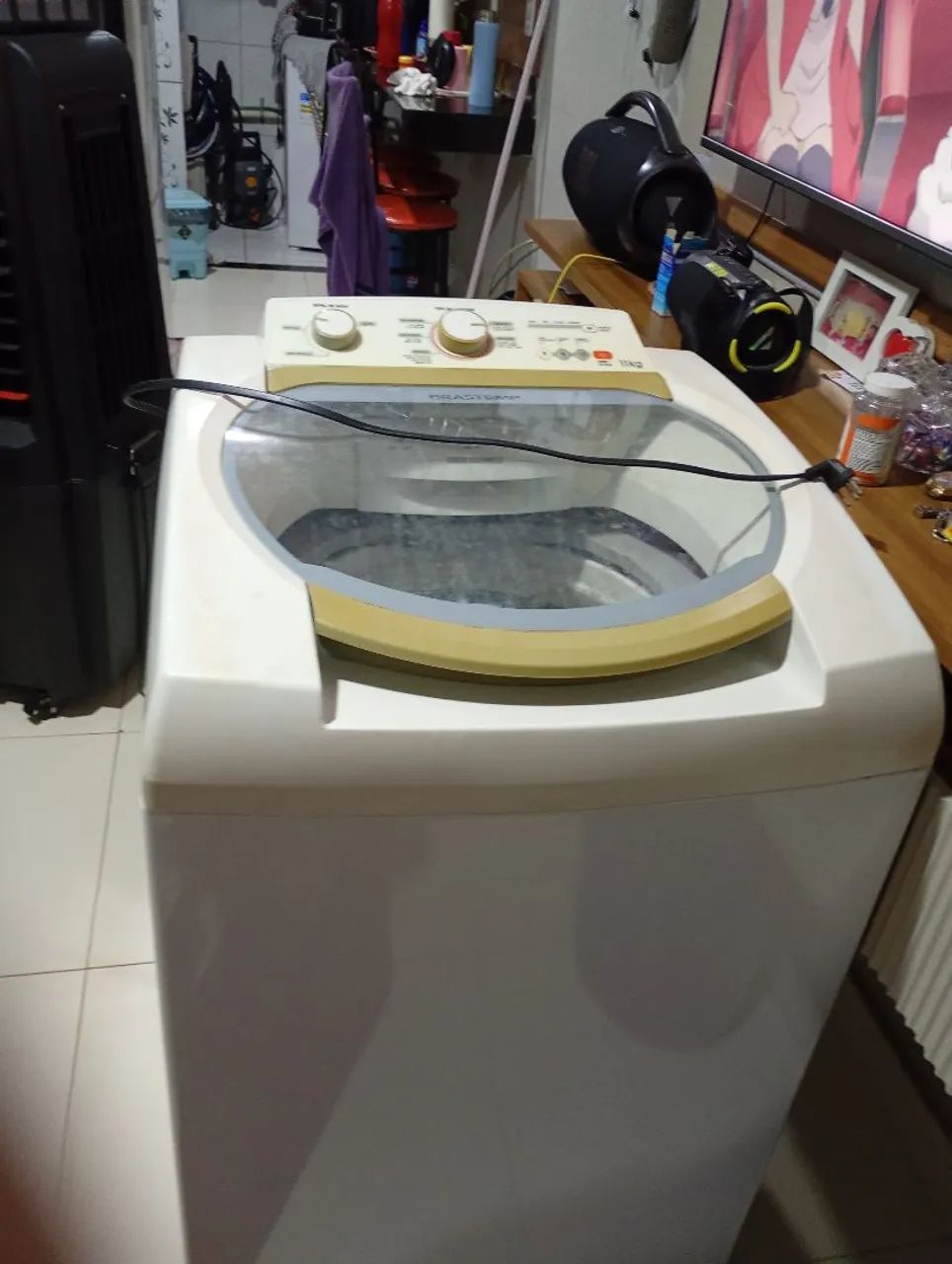 uma máquina de lavar