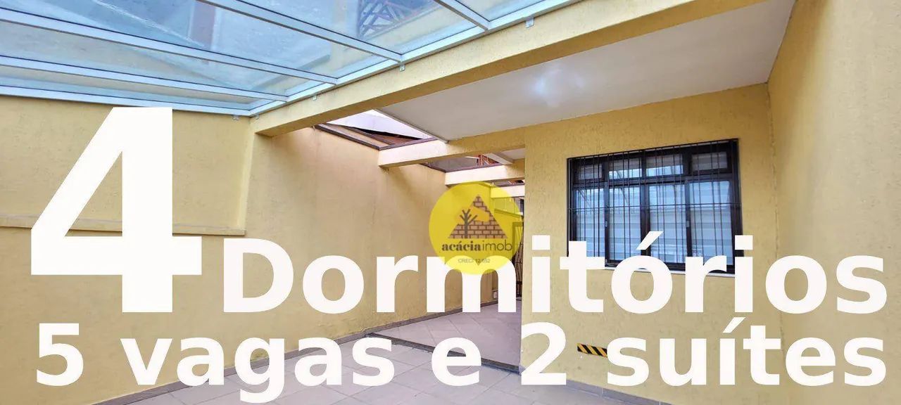 VENDE OU ALUGA - SOBRADO COM 4 DORMITÓRIOS E HOME OFFICE