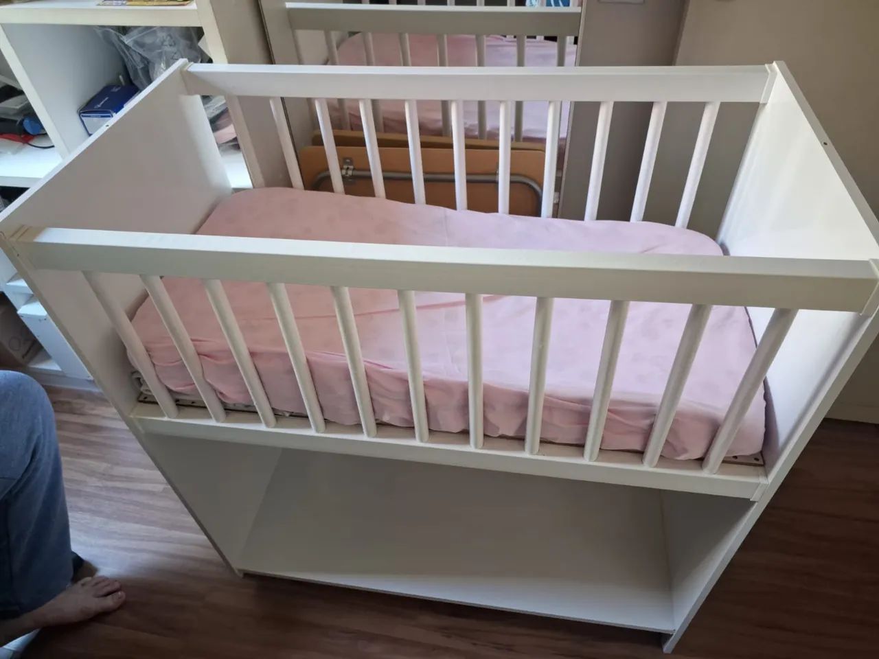 Mini berço amaricano branco 