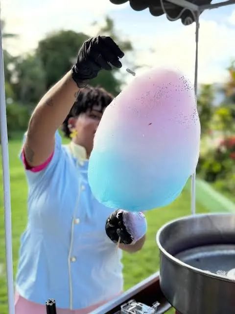 Máquina de Algodão doce artístico com balcão  - Foto 3