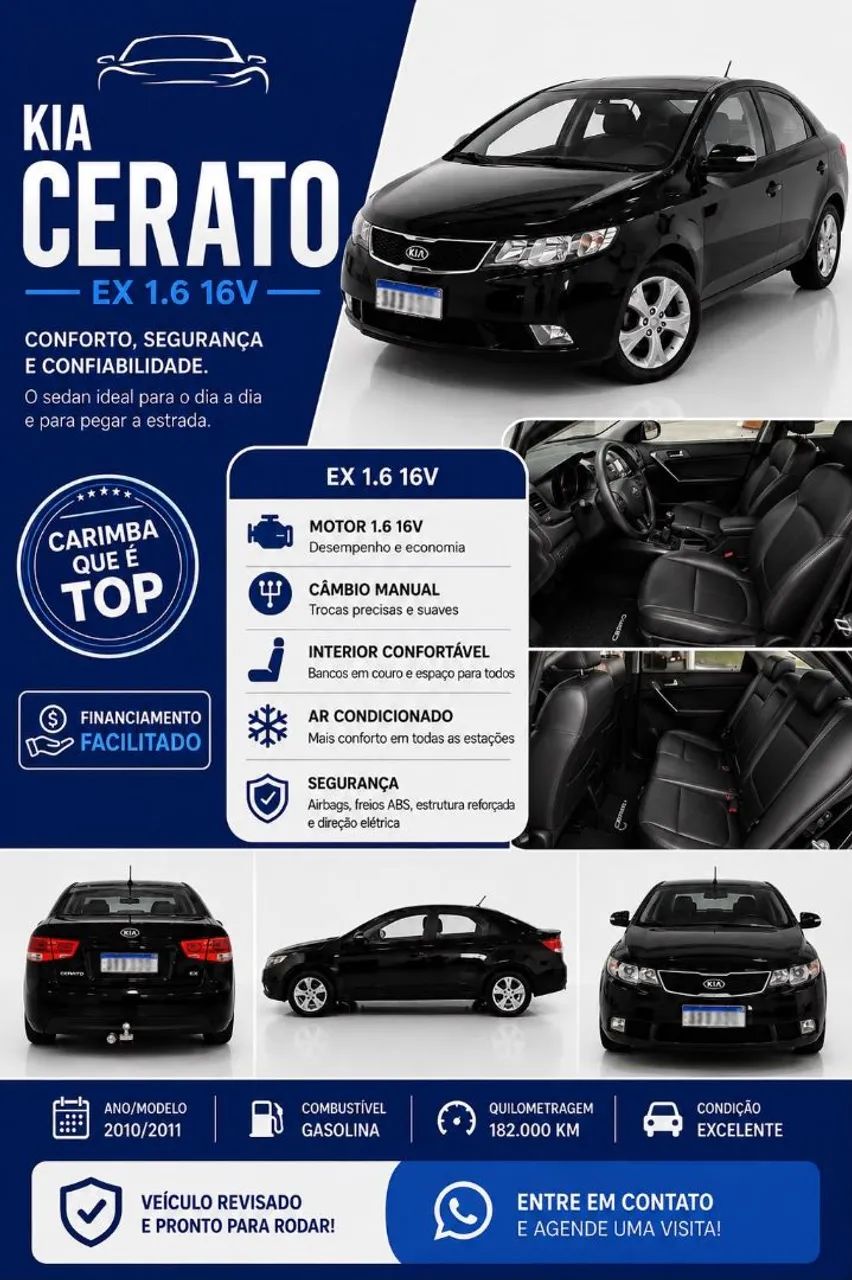 KIA Cerato Cerato 1.6 16V Mec. 2011