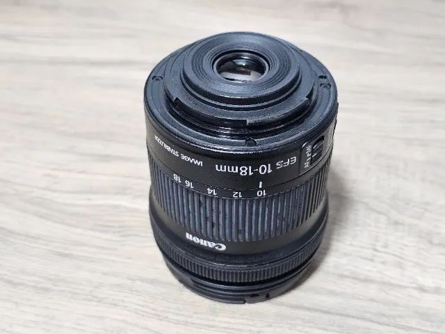 Lente Canon 10-18 com fungo - Foto 3