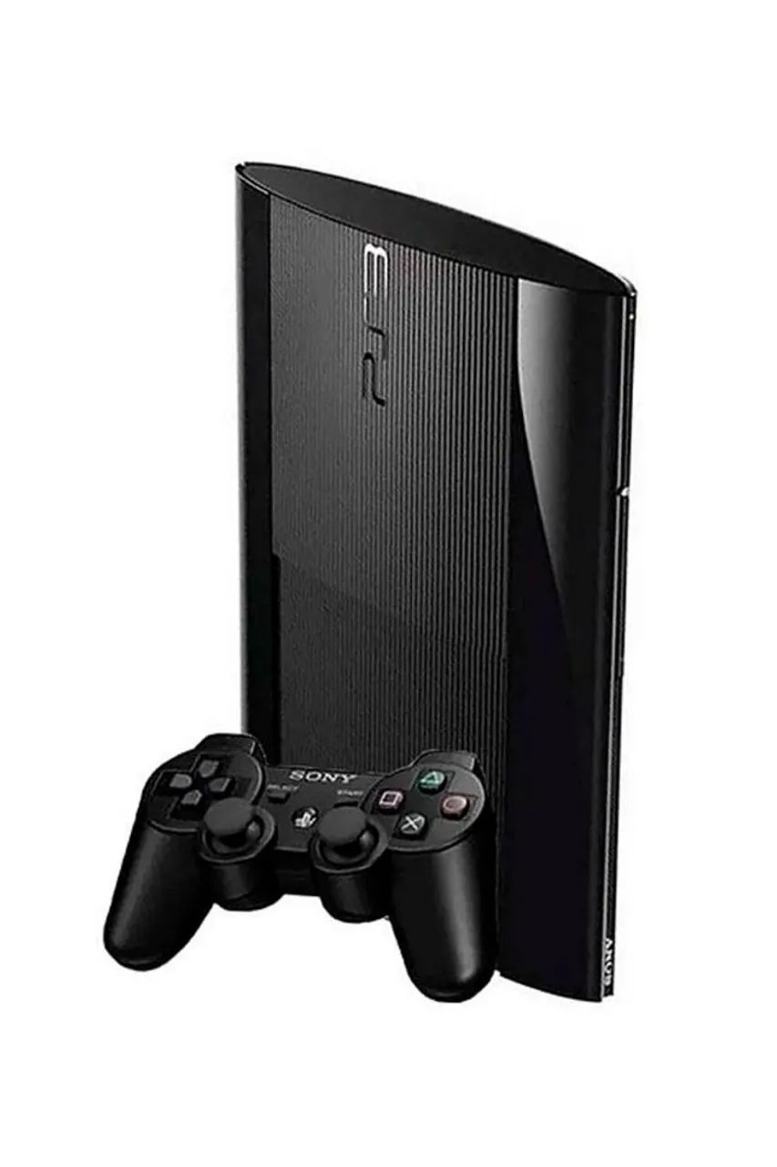 PS3 com vários jogos no hd