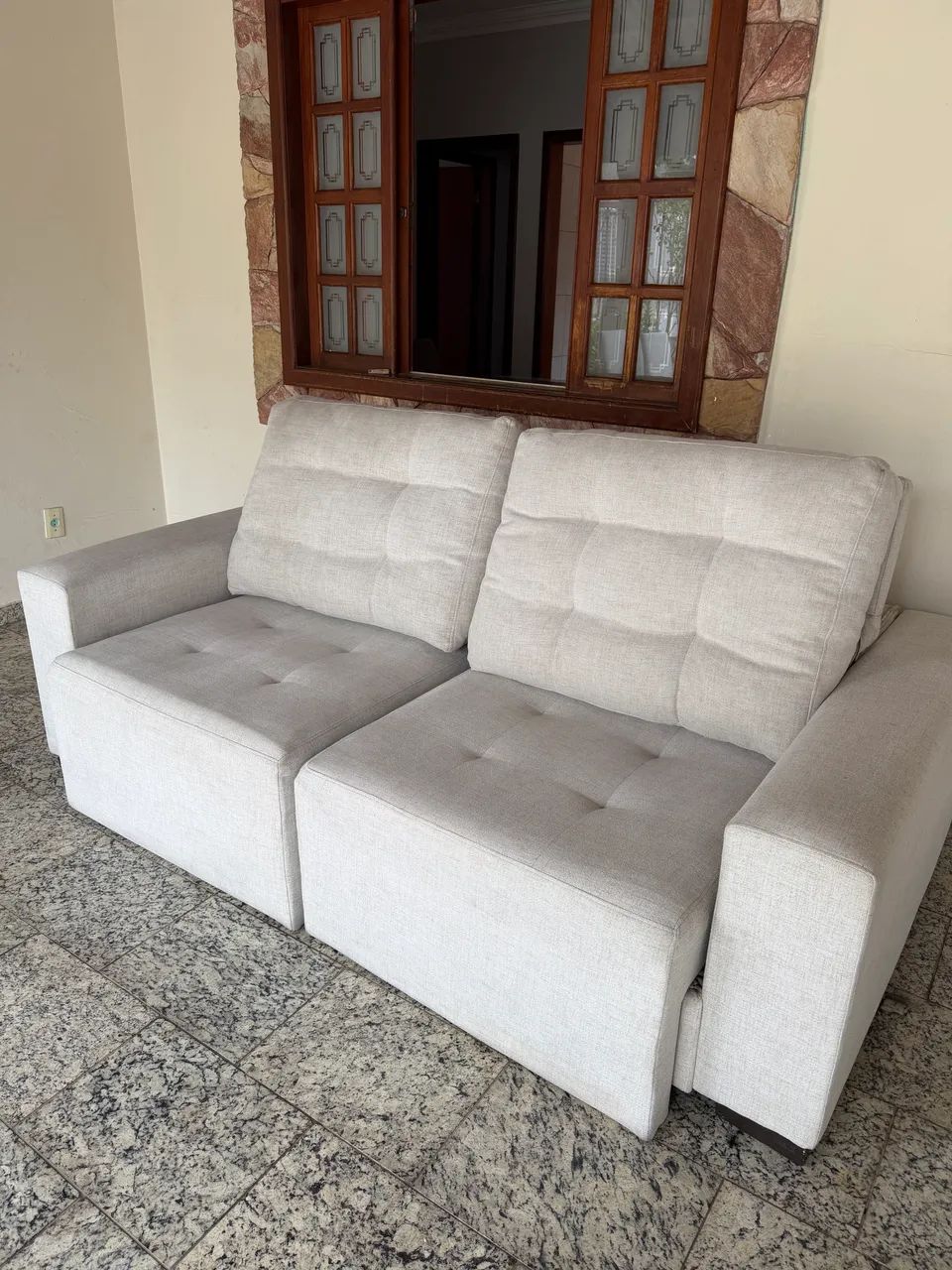 Sofá 2 módulos retrátil/inclinável - Foto 4